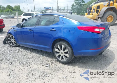 2013 Kia Optima Sx z USA, uszkodzony, nr VIN 5XXGR4A63DG137405